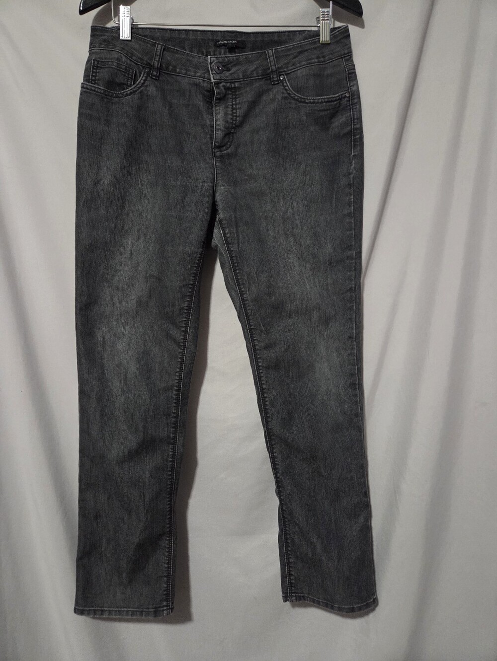 Women's Grey/Black Slim Jeans